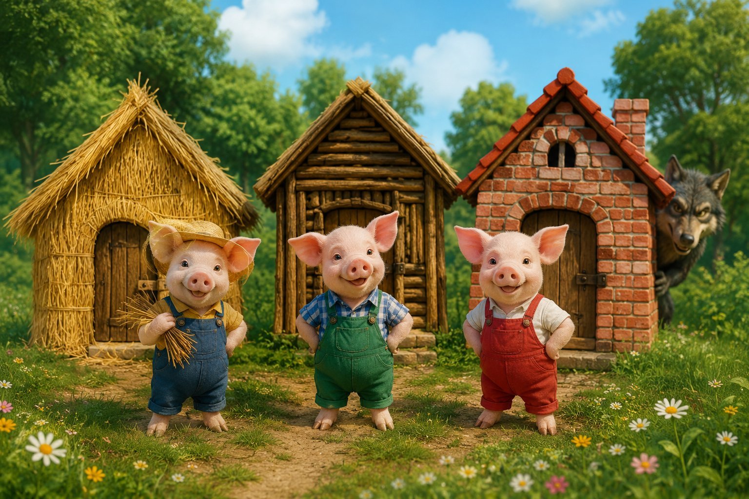 Les trois petits cochons