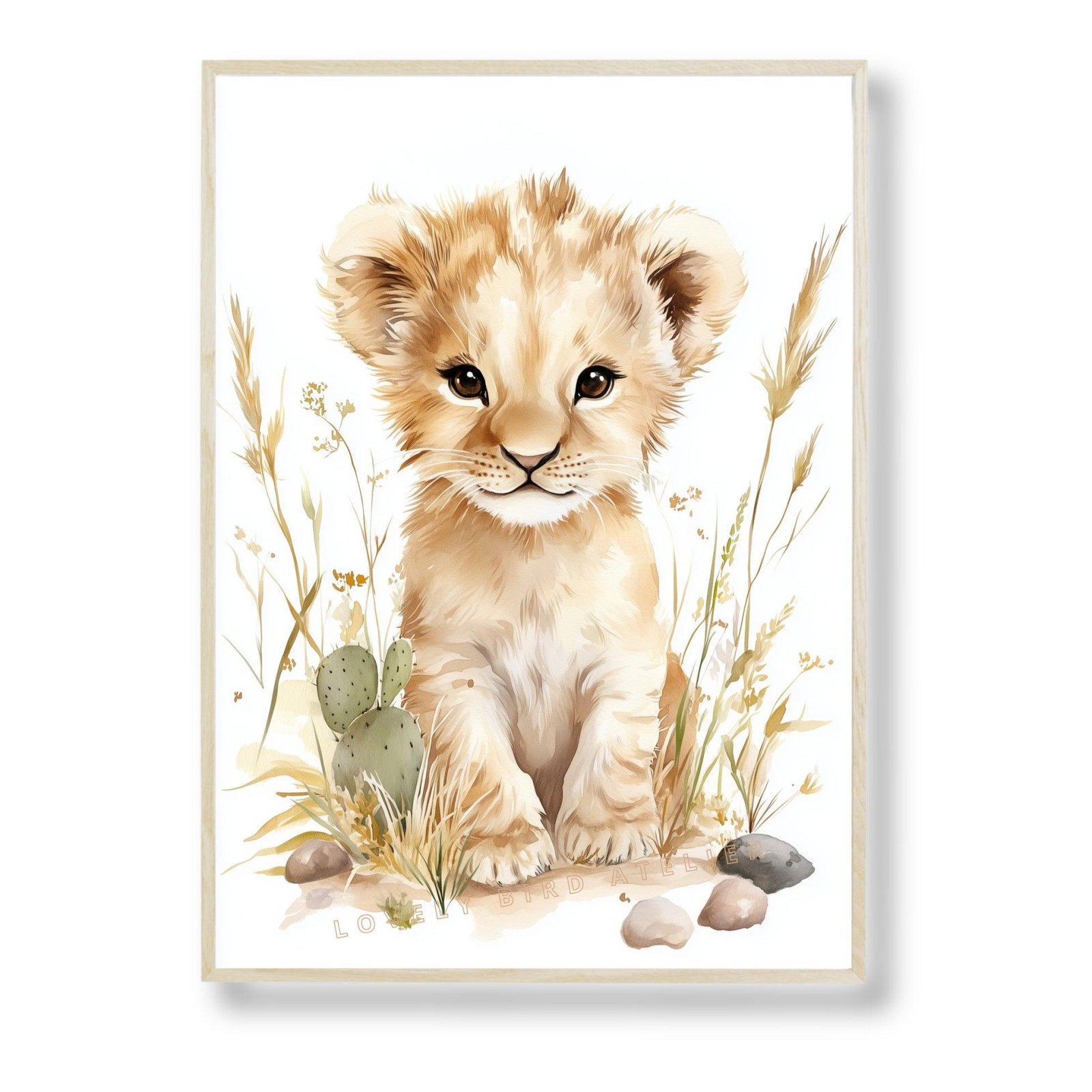 Le petit lion qui apprenait à guider